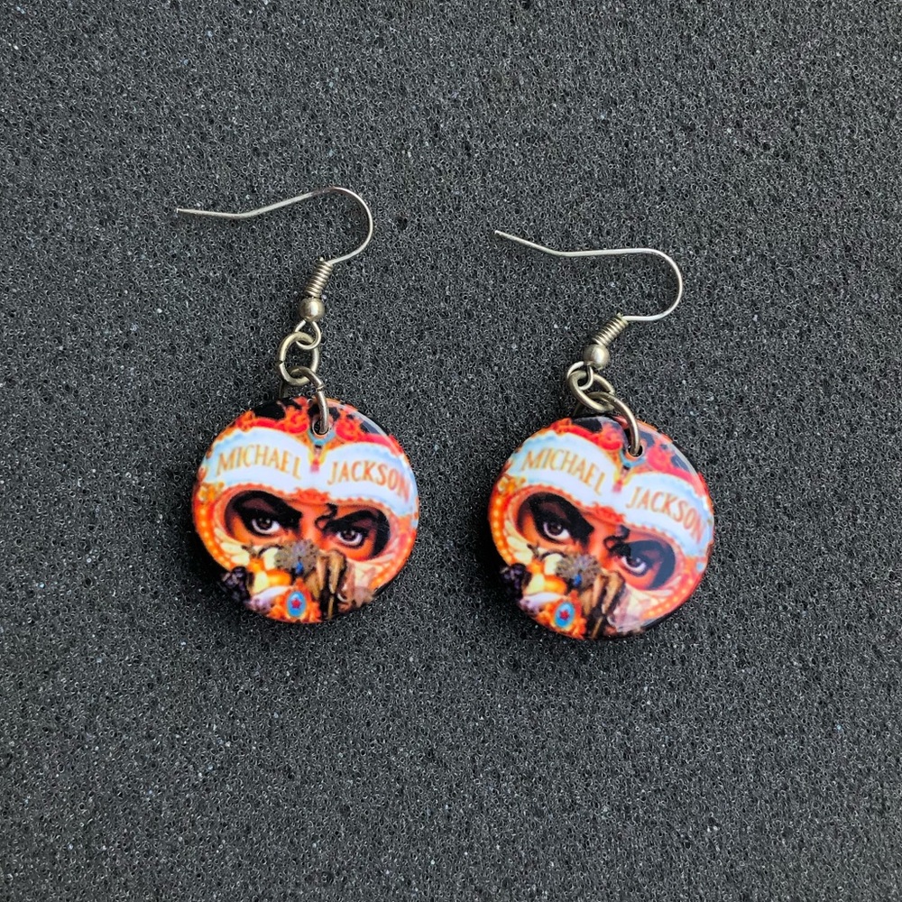 Michael Jackson Earrings handmade